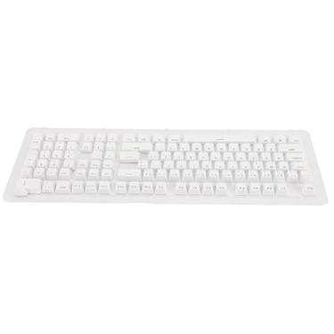 Imagem de Generic 110 Teclado Teclado, Luz de Fundo, Alta Durabilidade das Teclas Translúcidas Portugues para 100/10/108 (Branco)