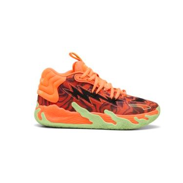 Imagem de PUMA Tênis infantil de basquete Mb.03 Halloween - Laranja, Laranja/verde/preto PUMA, 21