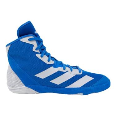 Imagem de adidas Tênis masculino de luta livre Adizero, Azul royal/cinza claro, 41