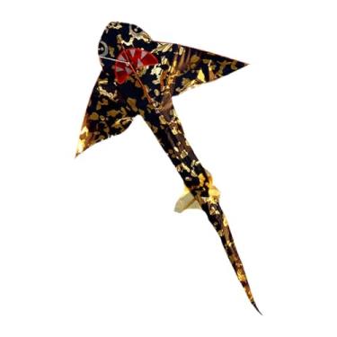 Imagem de RNXRZANK Pipa em Formato de Tubarão, Atividade Fácil de Empinar, Colorida, com Cauda Longa, Brinquedo Relaxante