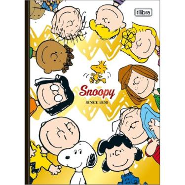 Imagem de Caderno Snoopyy Brochura Colegial - 160 Folhas (Todos os Personagens)