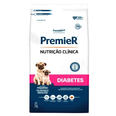 Imagem de Ração Premier Nutrição Clínica Diabetes Cães Adultos e Filhotes Porte Pequeno 2kg