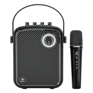 Imagem de HW HAOWORKS Amplificador De Voz Sem Fio De 70 W E Alto-Falante Portátil Com Microfone, Sistema De Pa Bluetooth 5.3, Máquina De Karaokê - Suporta Violão, Fone De Ouvido, Ao Vivo - Para Professores, P