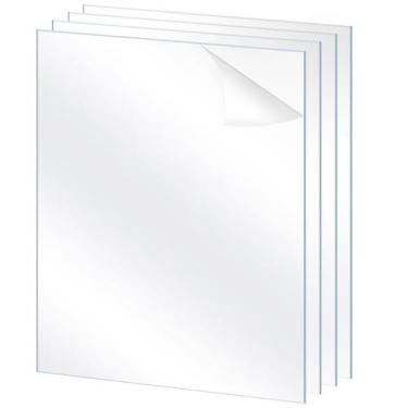 Imagem de Folhas de acrílico de plexiglass Lyeasw 11x14 para moldura