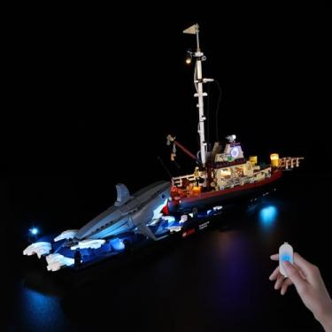 Imagem de Nitemode LED Light Kit Compatible with Lego Jaws 21350, Upgraded Brightness Adjustable Lighting Accessories(No Model)