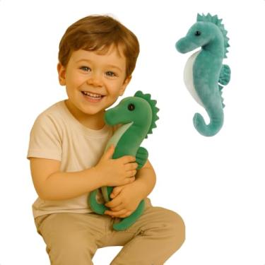 Imagem de Pelúcia Cavalo Marinho 25cm Brinquedo Infantil Amigo De Dormir Decoração Criança Presente Menino Menina Boneco Macio Pelúcia Infantil Presente dia das crianças Natal Ano Novo