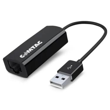 Imagem de Adaptador Usb Para Rj45 - 100mbps - Comtac 9300.