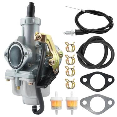 Imagem de KELKONG Kit de carburador PZ30 de 30 mm para bicicleta suja com estrangulador acionado por cabo para motores de ciclomotor ATV Scooter
