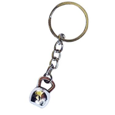 Imagem de FitKeyChains Chaveiro Kettlebell (prata)