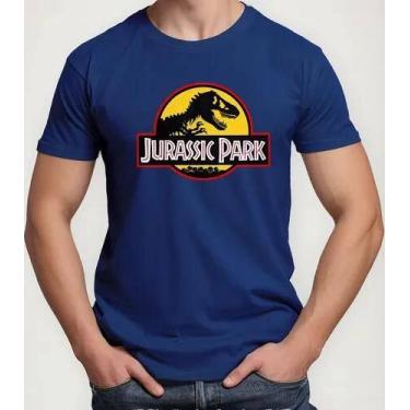 Imagem de Camiseta Camisa Algodão Adulto Feminina Masculina Filme Dinossauro Jur