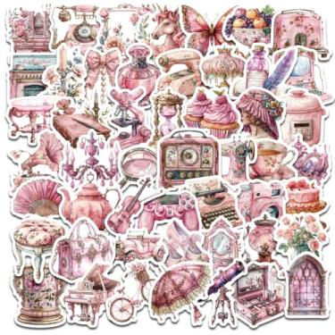 Imagem de Adesivos retrô de amor nostálgico - Decoração caderno copo de água papelaria adesivos de material de conta manual - para adolescentes e adultos - perfeito para scrapbooking, diário e projetos DIY