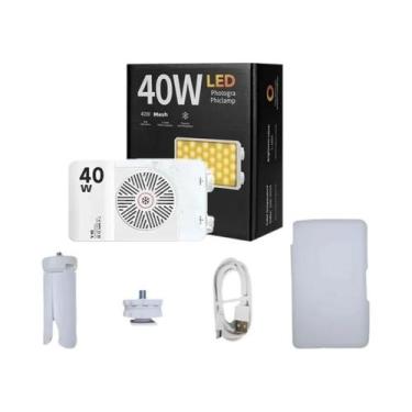 Imagem de Luz De Preenchimento LED Mini Portátil De 40W Com Bateria Recarregável