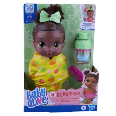 Imagem de Boneca Baby Alive Shampoo Negra Hasbro