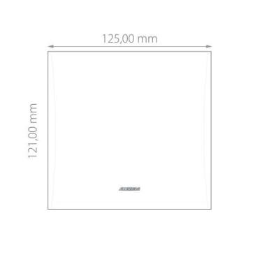 Imagem de Placa 4X4 2 Módulos Inova Pro Class Blackpiano 85530 Alumbra