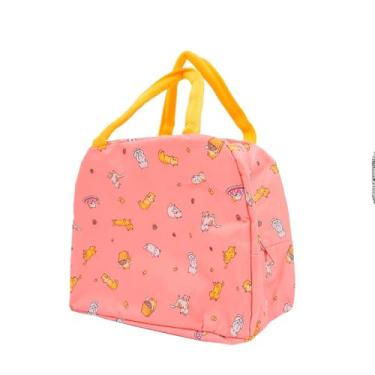 Imagem de Bolsa Térmica Lancheira Poliéster com Isolamento Térmico, 23x20x11cm, para Trabalho e Faculdade