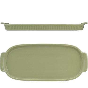 Imagem de Bandeja Refratária 30,7 cm Grande Verde Chá Porcelana