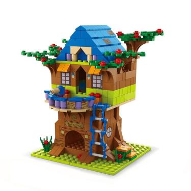 Imagem de Blocos de Montar - Casa na Árvore 6 em 1 -  1000 Peças - Bloxi 