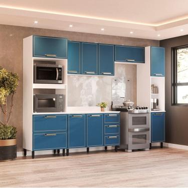 Imagem de Cozinha Modulada 5 Pecas com Tampo Amara Politorno Moveis