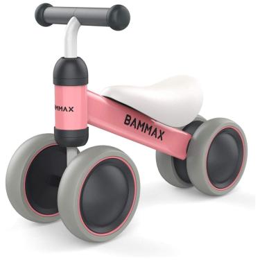 Imagem de Bicicleta sem Pedal Infantil para Bebês de 1 a 3 anos, BAMMAX B07MVDP65V, Rosa