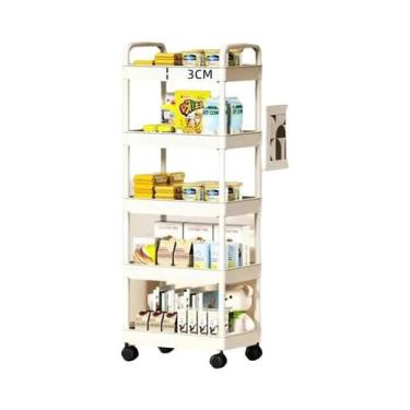 Imagem de Prateleira De Armazenamento De Cozinha Móvel Multifuncional, Suporte D