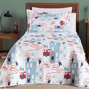 Imagem de Conjunto De Lencol Solteiro Mundo Kids 200 Fios Dupla Face BOUTI - JM 