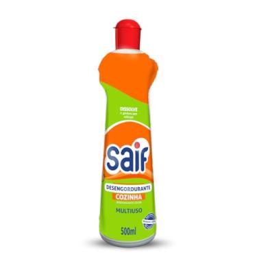 Imagem de Limpador Desengordurante Multiuso Cozinha Squeeze Saif 500Ml, Higienizador Removedor De Gordura Cozinha, Verde, Remove A Gordura Sem Esforço, Facilitando Sua Vida, Maximizando Toda Limpeza