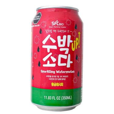 Imagem de Refrigerante Coreano Sabor Melancia SFC Bio 350ml