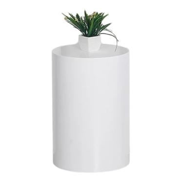 Imagem de Pedestal de cilindro redondo para decoração de festa, peças de elevação de exibição de loja de roupas, rodapés brancos para manequins, bolsas de sapatos e móveis (40 x 100 cm)