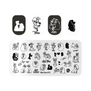 Imagem de Placas De Estampagem De Unhas Disney Natal Mickey Inverno Neve MouTeen