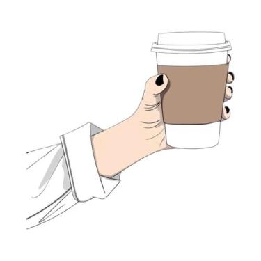 Imagem de Pintura Abstrata Em Tela Preto E Branco, Arte De Parede Minimalista Nó