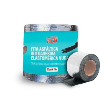Imagem de Manta Asfáltica Autoadesiva Aluminizada Vucan 10cm X 10m