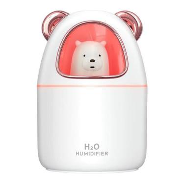 Imagem de Mini Umidificador de Ar Moderno e Econômico - Tudo em Caixa Cor: Rosa 