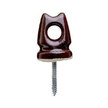 Imagem de Pimentao isolador de Porcelana 72x54 Tipo Pimentão  Fertak para Cerca 