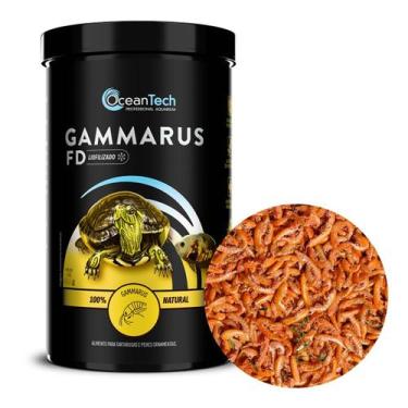 Imagem de Ração Gammarus Fd 11g Ocean Tech Peixes Répteis Carnívoros - Tropical