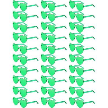 Imagem de 30 Pares de Lentes de Sol Colzzy Transparentes sin Montura en Forma de