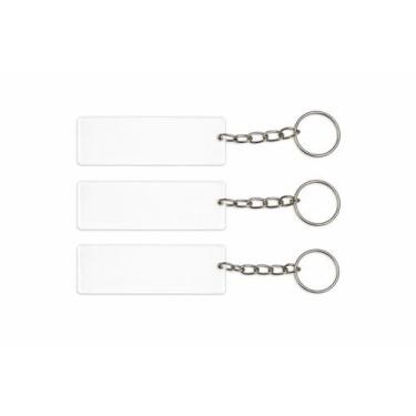 Imagem de Kit 3 Chaveiro Placa de Carro sem Personalização com Argola - Capa Cer