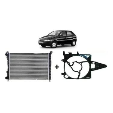 Imagem de Kit Radiador E Defletor Palio 1.0/1.6 96 97 98 99 00 S/ Ar - NOTUS
