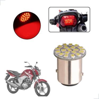 Imagem de Lâmpada Led Freio 2 Polos Com Efeito Strobo Moto CG150 Titan ES 2004 2