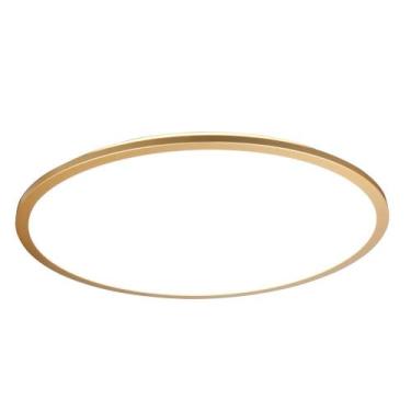 Imagem de Plafon Flosi Dourado (D)60cm LED 60w FLO1PS01DR060 - Bella Iluminação