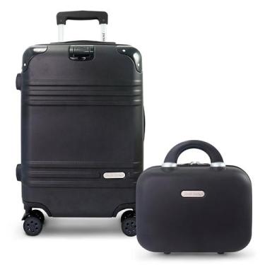 Imagem de Mala de Viagem Bordo Pequena Mão Rígida ABS 10 KG Aprovada Cabine Roda