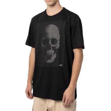 Imagem de Camiseta MCD Espada Caveira Relevo SM25 Masculina Preto, GG, Preto