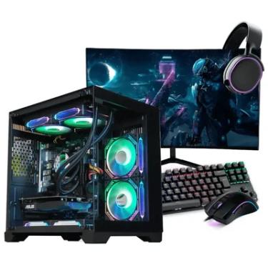 Imagem de PC Gamer Completo Ryzen 5 5500, Rx 7600, 16gb Ddr4, SSD 500gb Nvme, 600w 80 Plus, PCital02-e