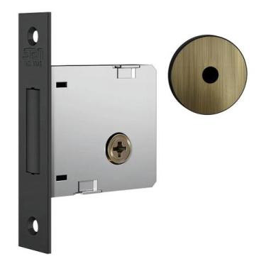 Imagem de Fechadura Auxiliar 1004 Roseta Antique Stam - Stan