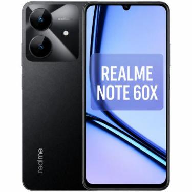 Imagem de Smartphone Celular Realme Note 60x 64GB, 4GB RAM, Bateria 5000 mAh, Te