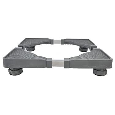 Imagem de Suporte de base de máquina de lavar roupa, suporte de máquina de lavar roupa cinza de alta resistência para ar condicionado para casa para cozinha para geladeira para lavanderia