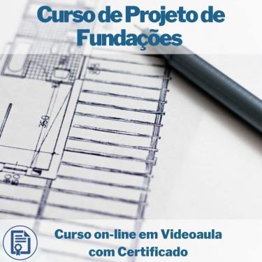 Imagem de Curso on-line em videoaula de Projeto de Fundações com Certificado