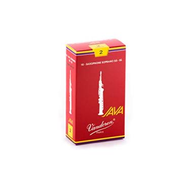 Imagem de Palheta Java Vandoren SR302R, Red Cut para Sax Soprano 2 com 10 unidades (embaladas individualmente)