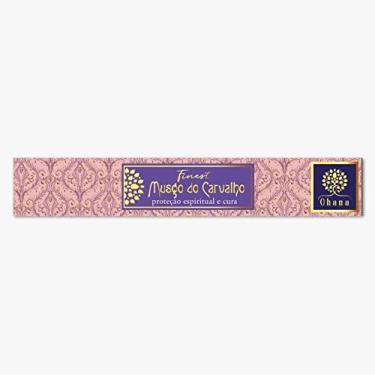Imagem de Incenso Ohana Finest Musgo do Carvalho, 15 Varetas, Queima 1 Hora, Proteção Espiritual e Cura, Eco Friendly, Artesanal