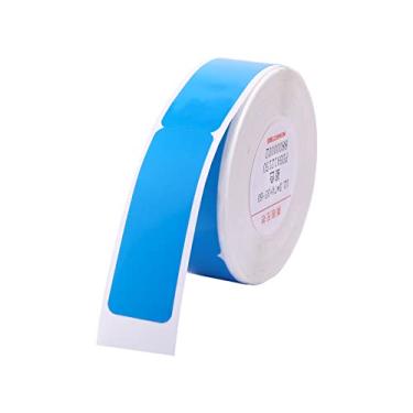 Imagem de LUGU o de T nsferência Térmica Etiqueta Ski er Papel PET pa Impresso de Etiquetas B18 Código de Bar s Preço Tamanho Nome Etiquetas em B nco Resistente a sgos 14x120mm 55folhas/rolo