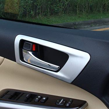 Imagem de JIERS Para Toyota Camry 2015 2016 2017, acessórios ABS foscos maçaneta interna da porta do carro, moldura da tigela, guarnição do estilo do carro